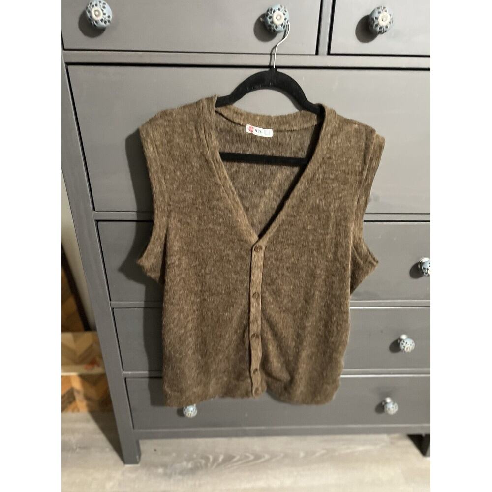 H2H Men’s Angora Cotton Sz Large Brown NWOT